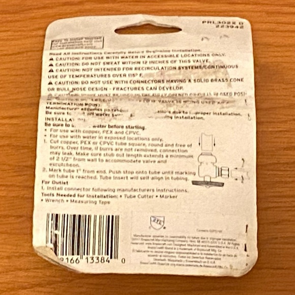 Peerless Push Connect x Compression Angle PRL302X D | 223942 | 1/2 Nom Push Conn - Picture 5 of 6